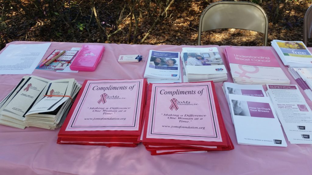 Educational Materials at Health Fair Booth
