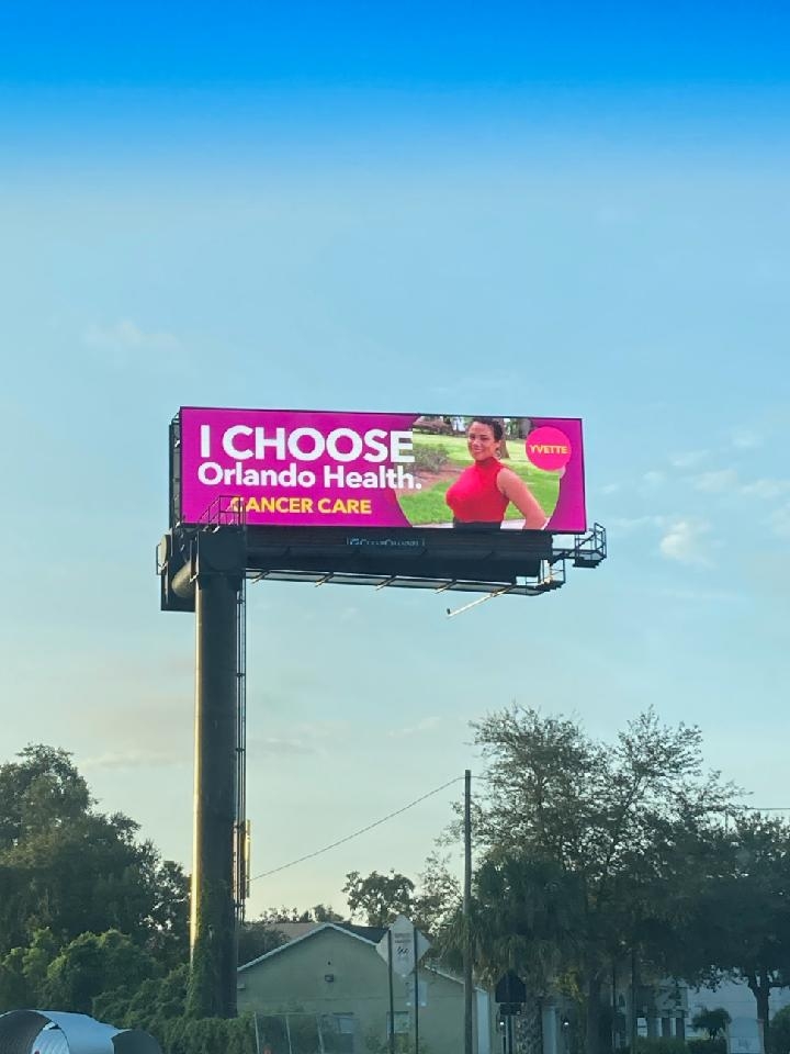 Yvette on Billboard in Altamonte Springs. FL